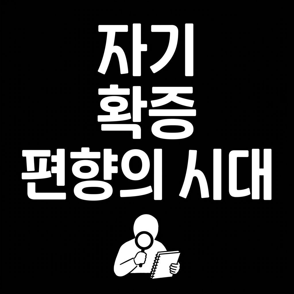 자기 확증 편향의 시대