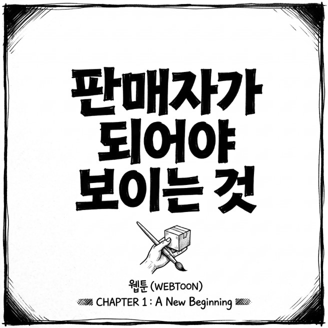 창작자는 판매자도 되어봐야.....
